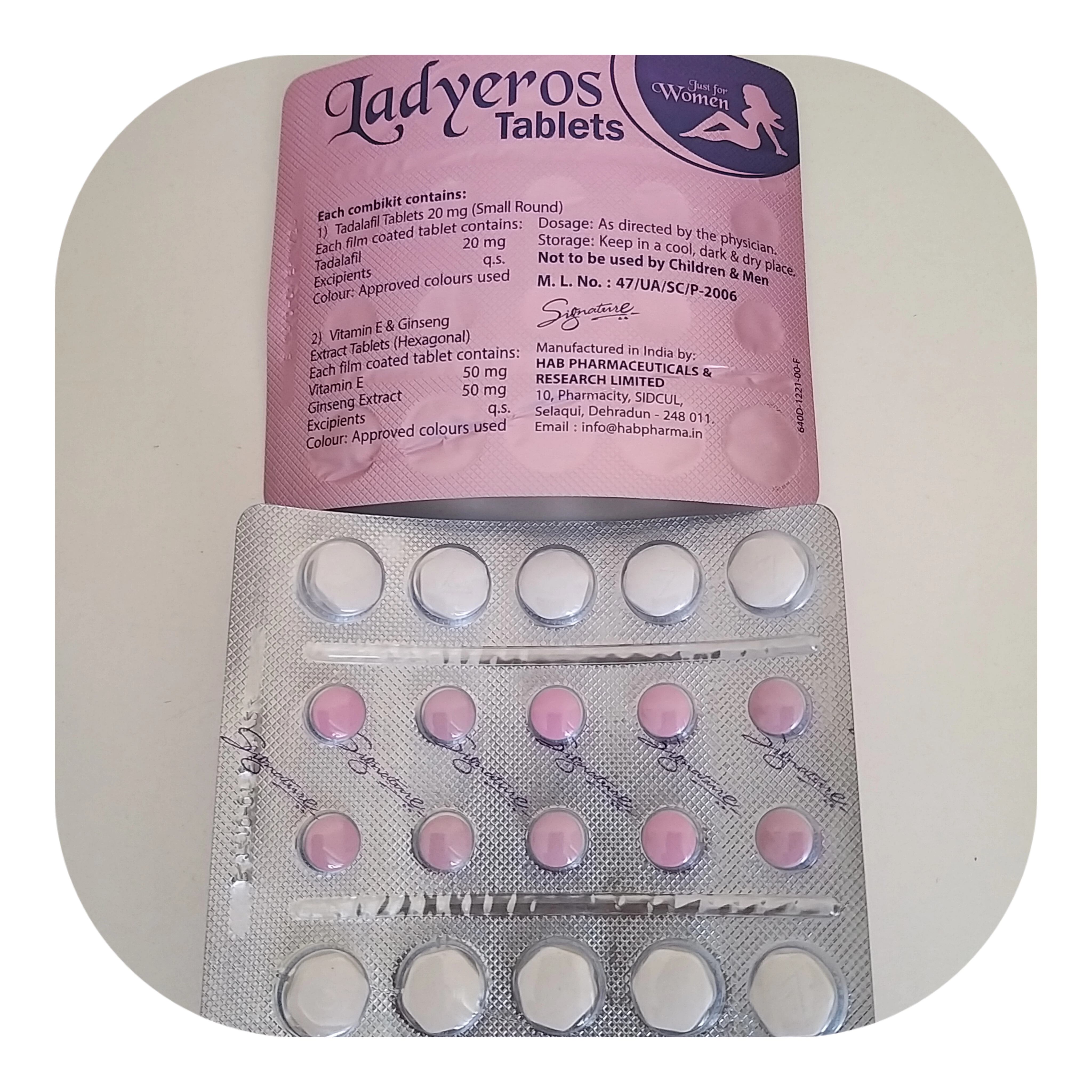 Ladyeros tables